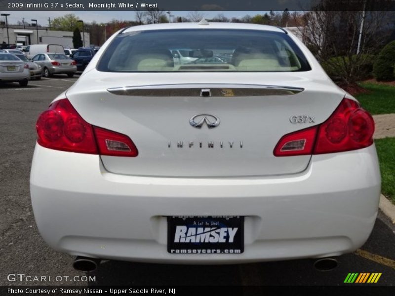 Moonlight White / Wheat 2009 Infiniti G 37 x Sedan