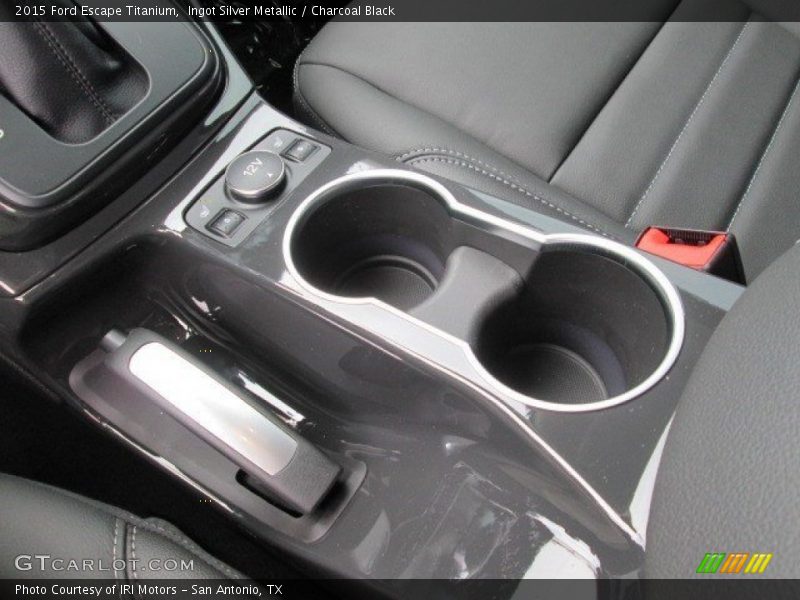 Ingot Silver Metallic / Charcoal Black 2015 Ford Escape Titanium