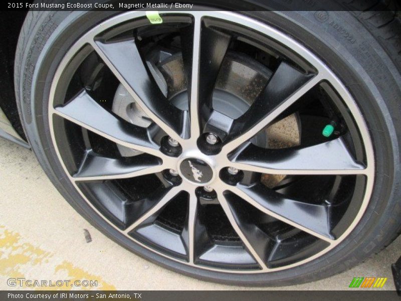 Magnetic Metallic / Ebony 2015 Ford Mustang EcoBoost Coupe