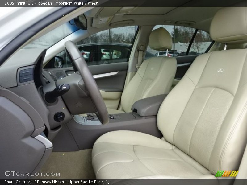 Moonlight White / Wheat 2009 Infiniti G 37 x Sedan