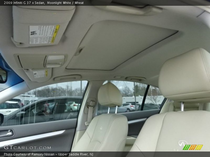 Moonlight White / Wheat 2009 Infiniti G 37 x Sedan