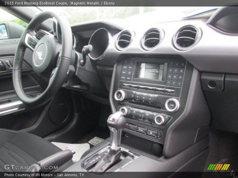 Magnetic Metallic / Ebony 2015 Ford Mustang EcoBoost Coupe