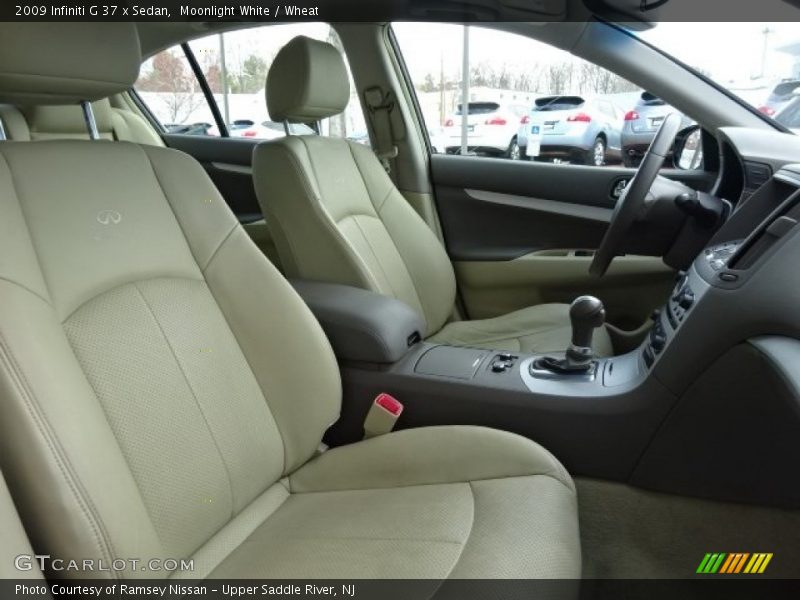 Moonlight White / Wheat 2009 Infiniti G 37 x Sedan