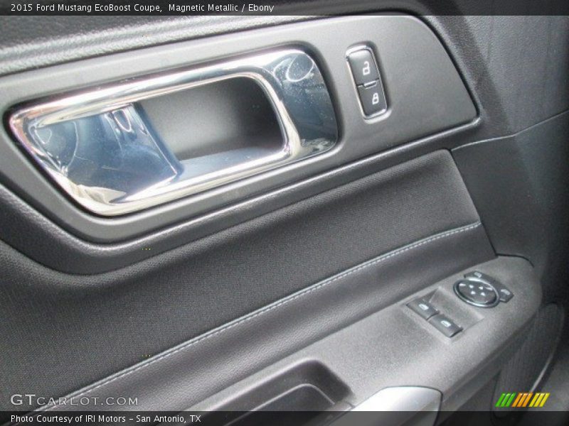 Magnetic Metallic / Ebony 2015 Ford Mustang EcoBoost Coupe