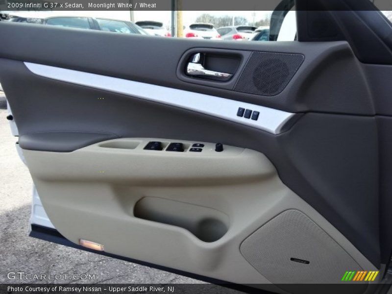 Moonlight White / Wheat 2009 Infiniti G 37 x Sedan