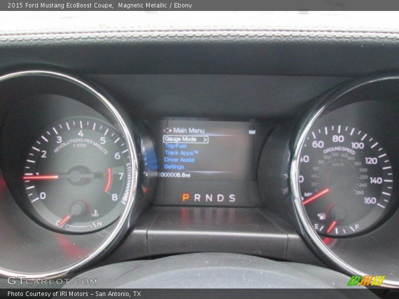 Magnetic Metallic / Ebony 2015 Ford Mustang EcoBoost Coupe