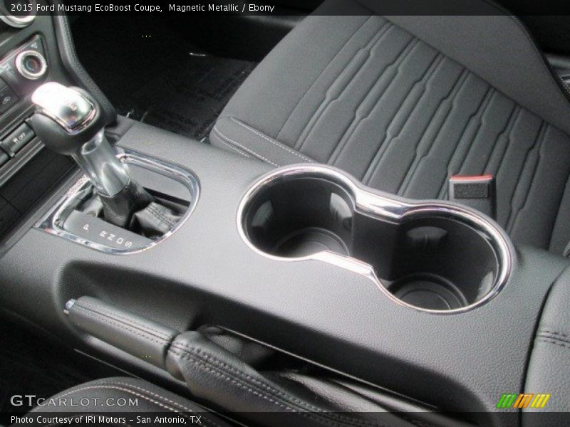 Magnetic Metallic / Ebony 2015 Ford Mustang EcoBoost Coupe