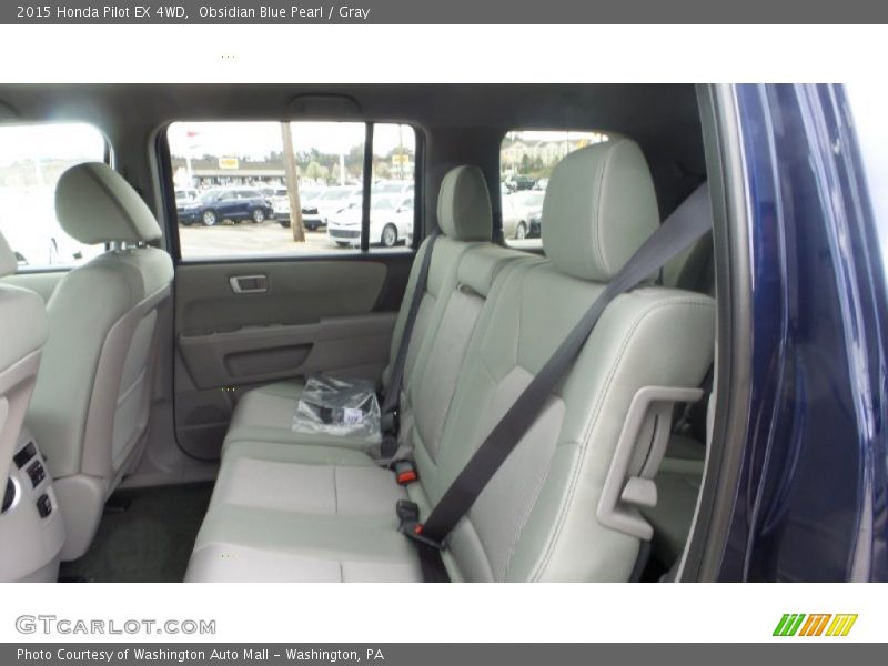 Obsidian Blue Pearl / Gray 2015 Honda Pilot EX 4WD