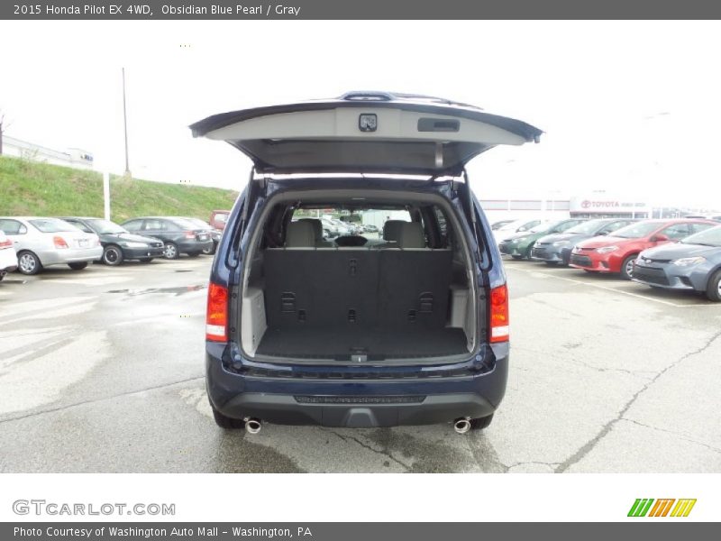 Obsidian Blue Pearl / Gray 2015 Honda Pilot EX 4WD
