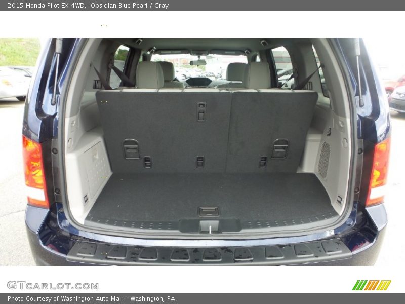 Obsidian Blue Pearl / Gray 2015 Honda Pilot EX 4WD