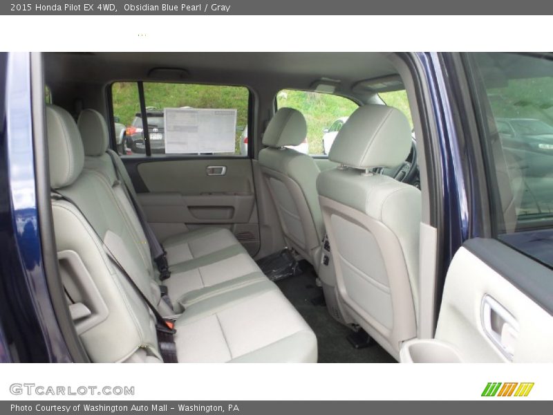 Obsidian Blue Pearl / Gray 2015 Honda Pilot EX 4WD