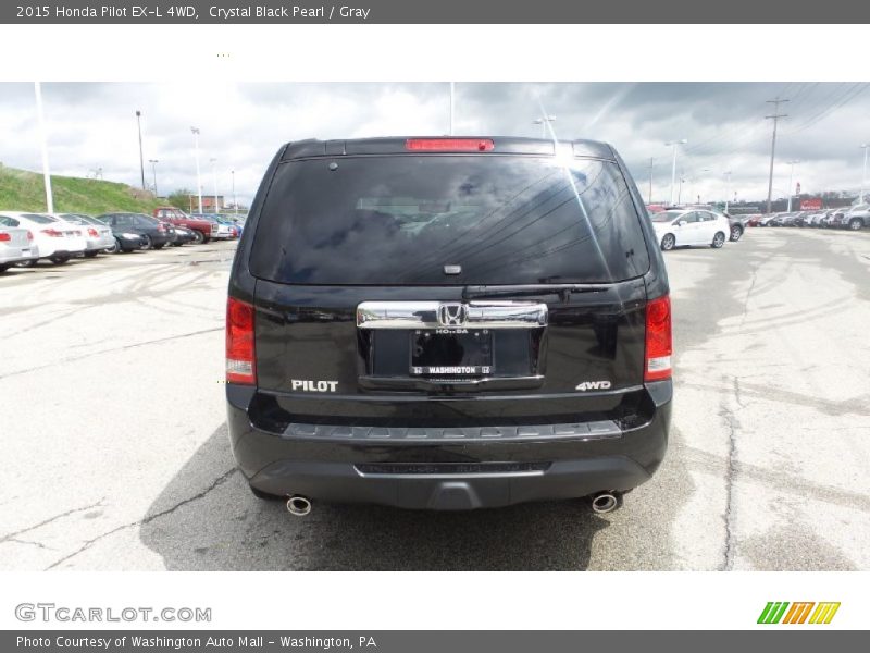 Crystal Black Pearl / Gray 2015 Honda Pilot EX-L 4WD