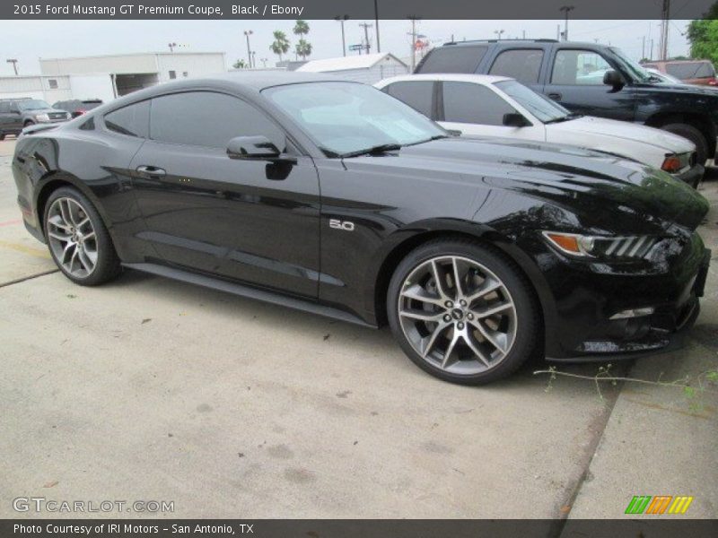 Black / Ebony 2015 Ford Mustang GT Premium Coupe