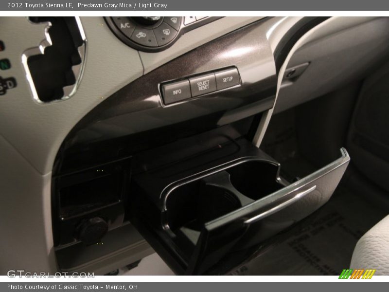 Predawn Gray Mica / Light Gray 2012 Toyota Sienna LE