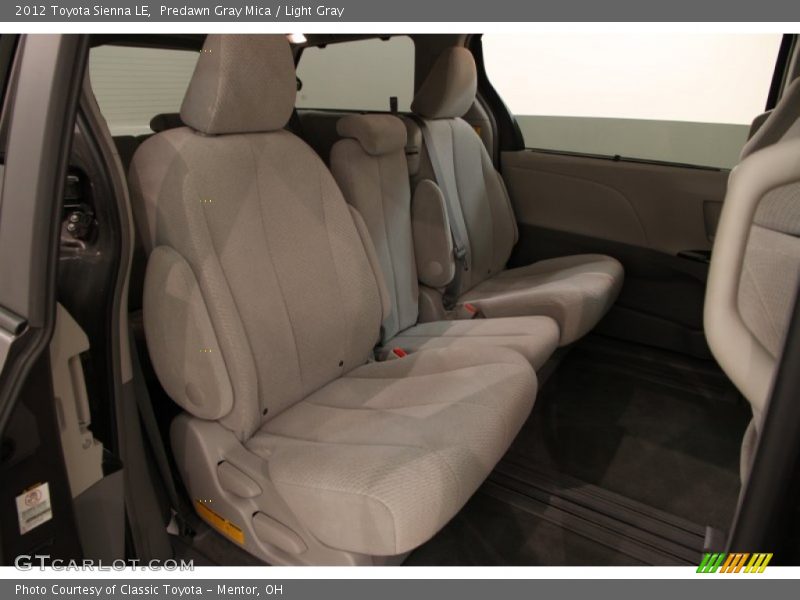 Predawn Gray Mica / Light Gray 2012 Toyota Sienna LE