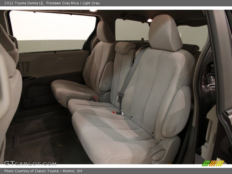 Predawn Gray Mica / Light Gray 2012 Toyota Sienna LE