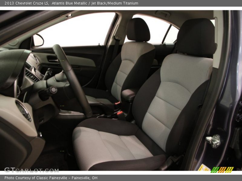 Atlantis Blue Metallic / Jet Black/Medium Titanium 2013 Chevrolet Cruze LS