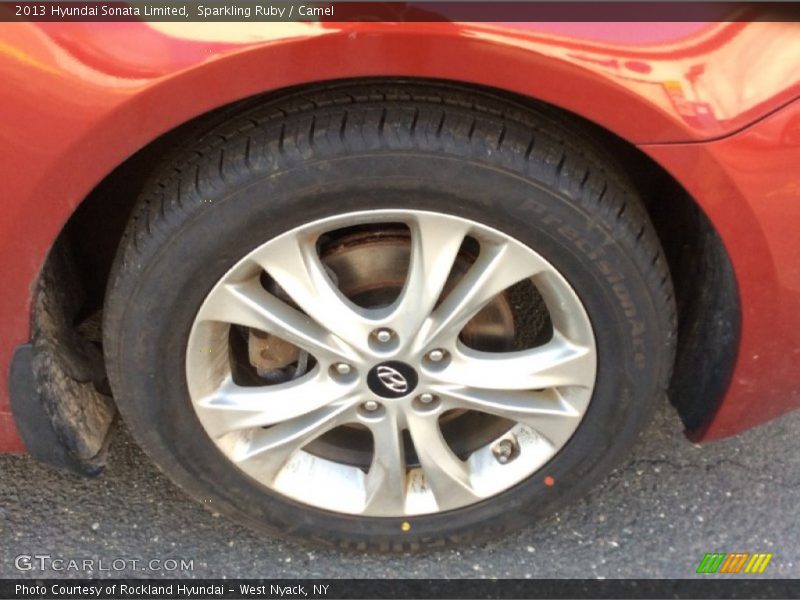 Sparkling Ruby / Camel 2013 Hyundai Sonata Limited