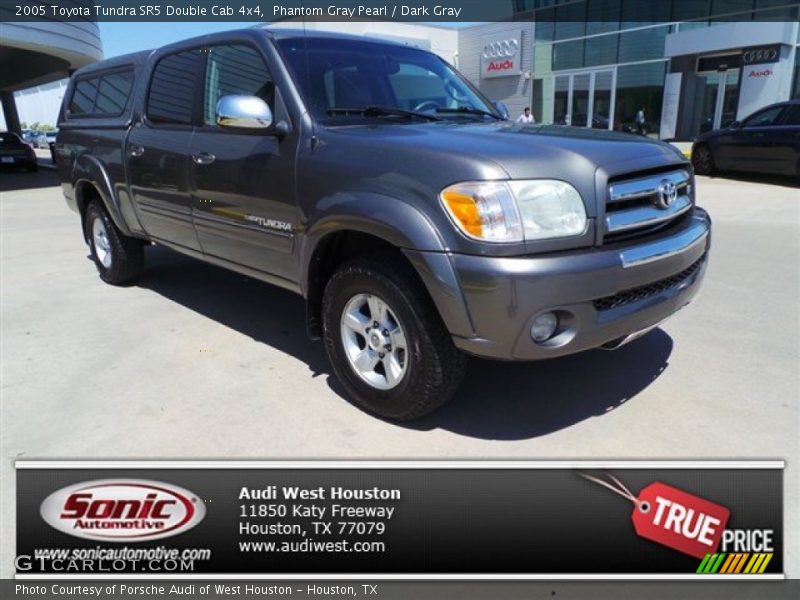 Phantom Gray Pearl / Dark Gray 2005 Toyota Tundra SR5 Double Cab 4x4