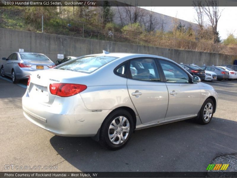 Quicksilver / Gray 2009 Hyundai Elantra GLS Sedan