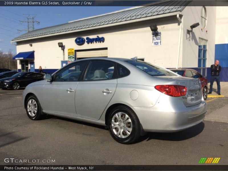 Quicksilver / Gray 2009 Hyundai Elantra GLS Sedan