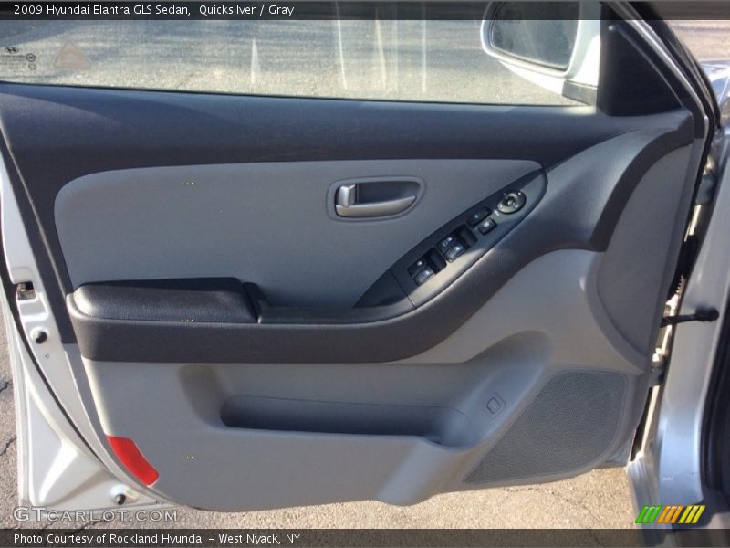 Quicksilver / Gray 2009 Hyundai Elantra GLS Sedan