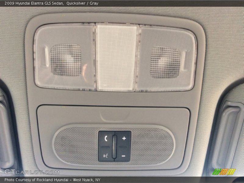 Quicksilver / Gray 2009 Hyundai Elantra GLS Sedan