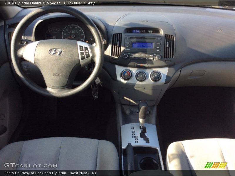 Quicksilver / Gray 2009 Hyundai Elantra GLS Sedan