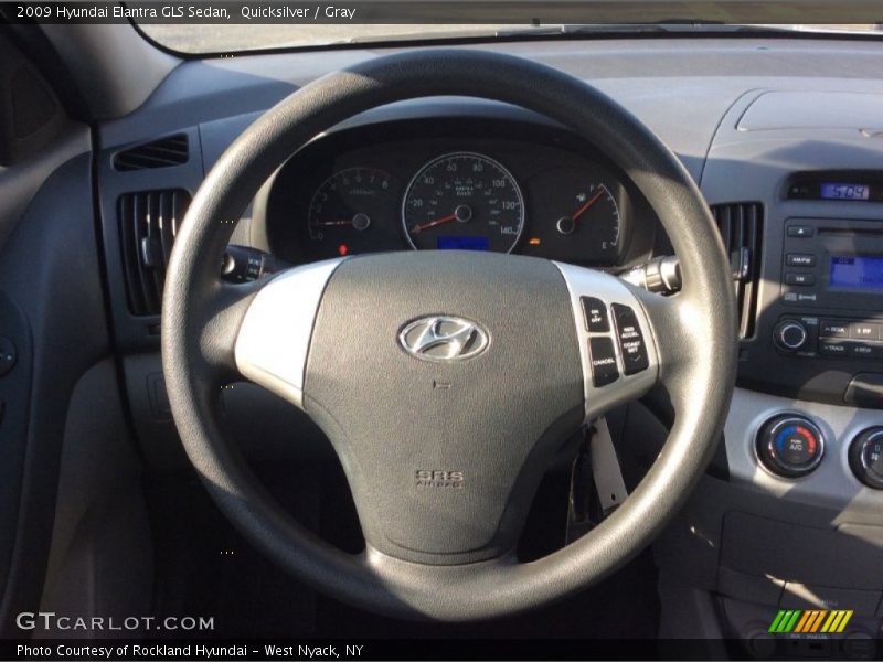 Quicksilver / Gray 2009 Hyundai Elantra GLS Sedan