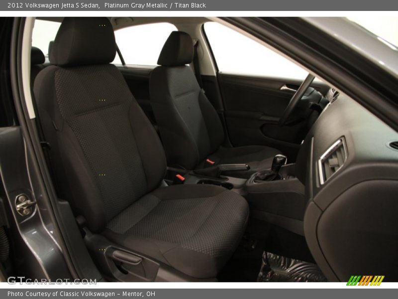 Platinum Gray Metallic / Titan Black 2012 Volkswagen Jetta S Sedan