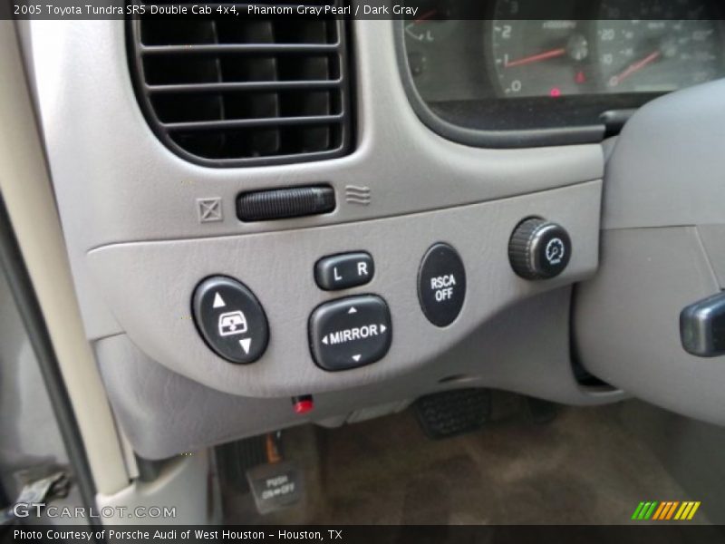Controls of 2005 Tundra SR5 Double Cab 4x4