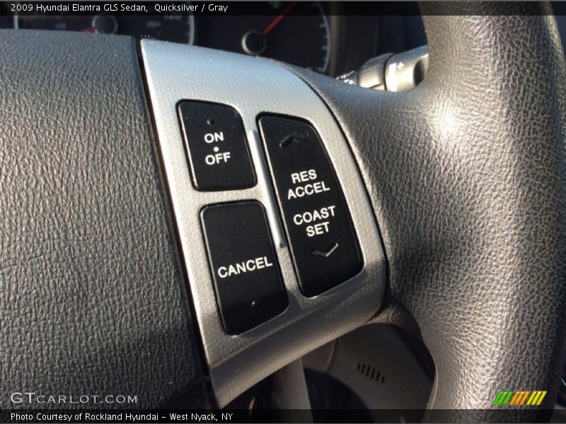 Quicksilver / Gray 2009 Hyundai Elantra GLS Sedan