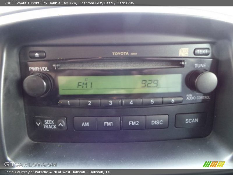 Audio System of 2005 Tundra SR5 Double Cab 4x4