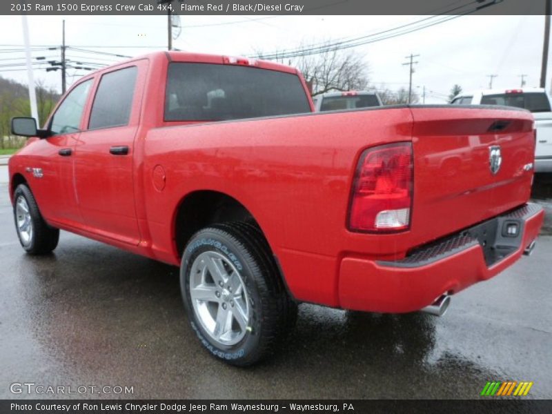 Flame Red / Black/Diesel Gray 2015 Ram 1500 Express Crew Cab 4x4