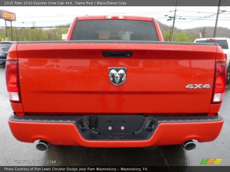 Flame Red / Black/Diesel Gray 2015 Ram 1500 Express Crew Cab 4x4