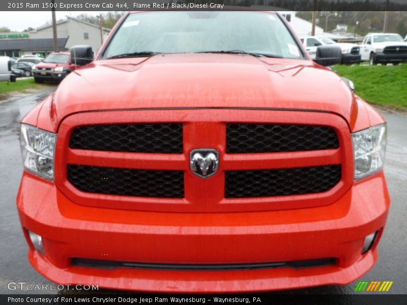 Flame Red / Black/Diesel Gray 2015 Ram 1500 Express Crew Cab 4x4