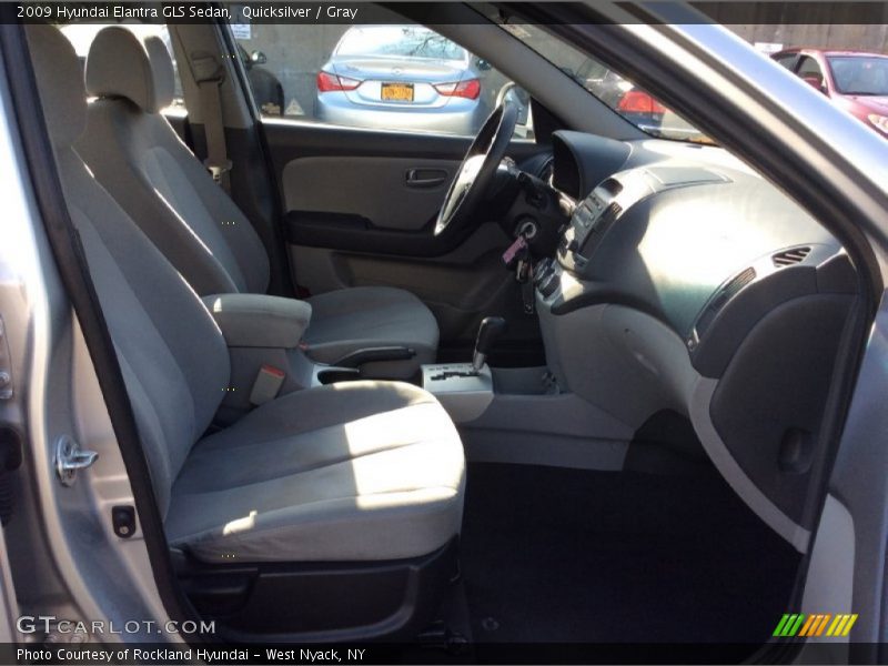 Quicksilver / Gray 2009 Hyundai Elantra GLS Sedan