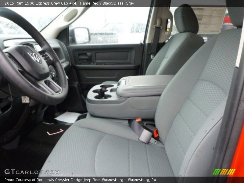 Flame Red / Black/Diesel Gray 2015 Ram 1500 Express Crew Cab 4x4