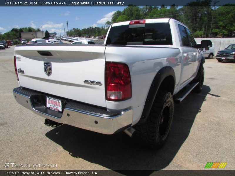 Bright White / Black/Diesel Gray 2013 Ram 2500 SLT Crew Cab 4x4