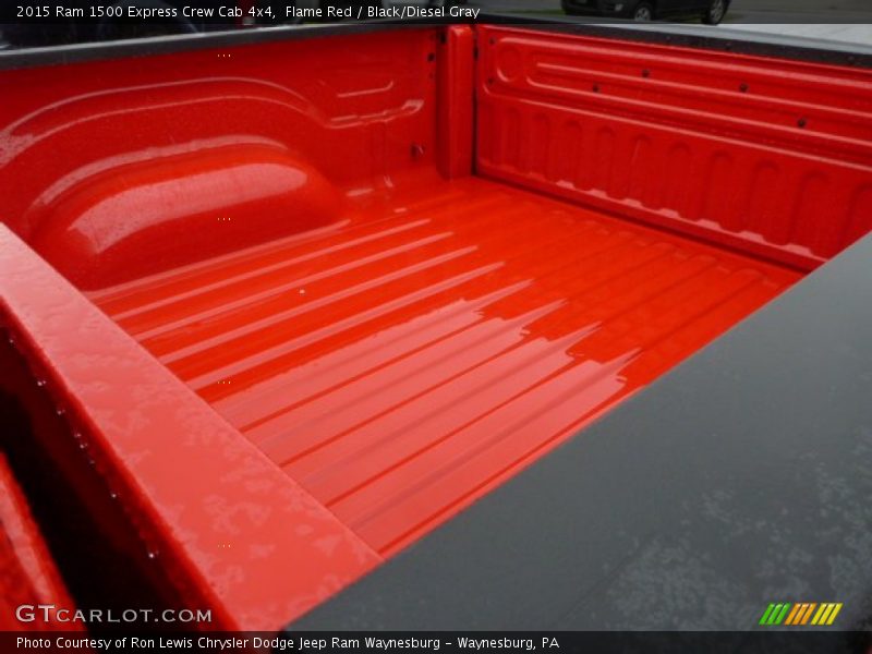 Flame Red / Black/Diesel Gray 2015 Ram 1500 Express Crew Cab 4x4