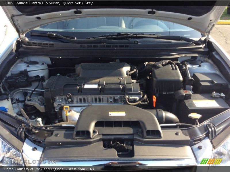 Quicksilver / Gray 2009 Hyundai Elantra GLS Sedan