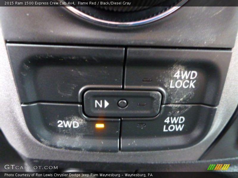 Flame Red / Black/Diesel Gray 2015 Ram 1500 Express Crew Cab 4x4