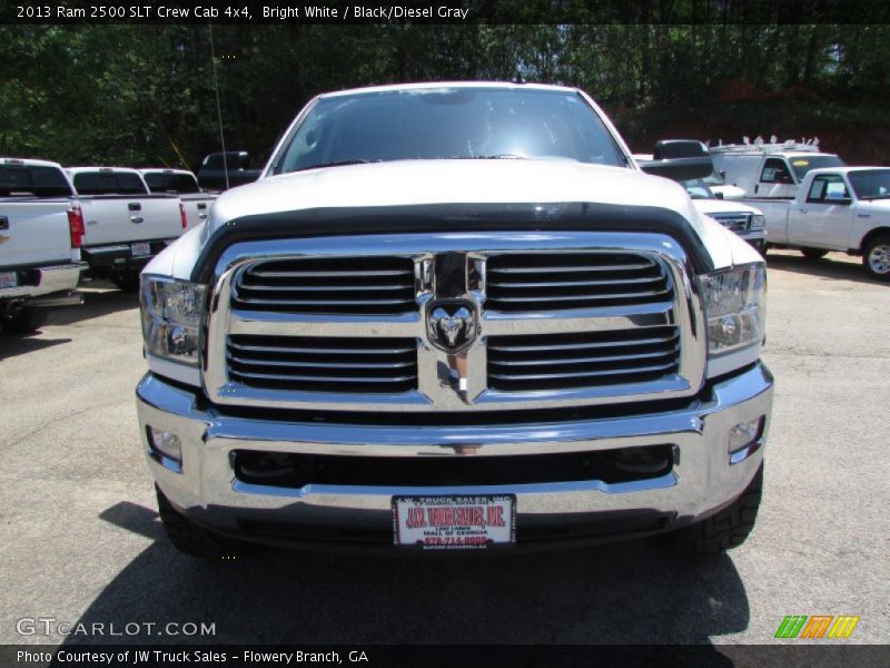 Bright White / Black/Diesel Gray 2013 Ram 2500 SLT Crew Cab 4x4