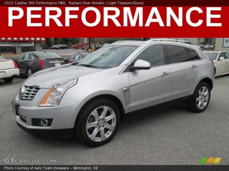 Radiant Silver Metallic / Light Titanium/Ebony 2013 Cadillac SRX Performance FWD