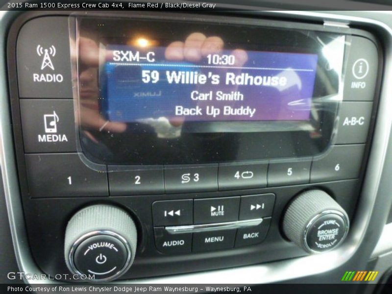 Flame Red / Black/Diesel Gray 2015 Ram 1500 Express Crew Cab 4x4