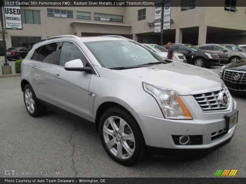 Radiant Silver Metallic / Light Titanium/Ebony 2013 Cadillac SRX Performance FWD