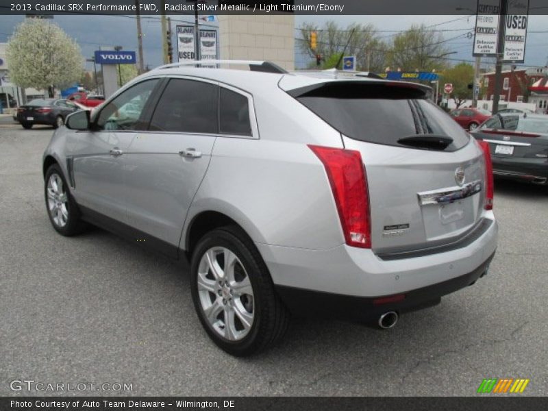 Radiant Silver Metallic / Light Titanium/Ebony 2013 Cadillac SRX Performance FWD