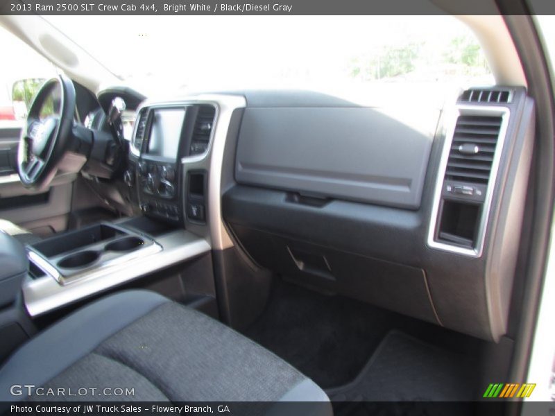 Bright White / Black/Diesel Gray 2013 Ram 2500 SLT Crew Cab 4x4