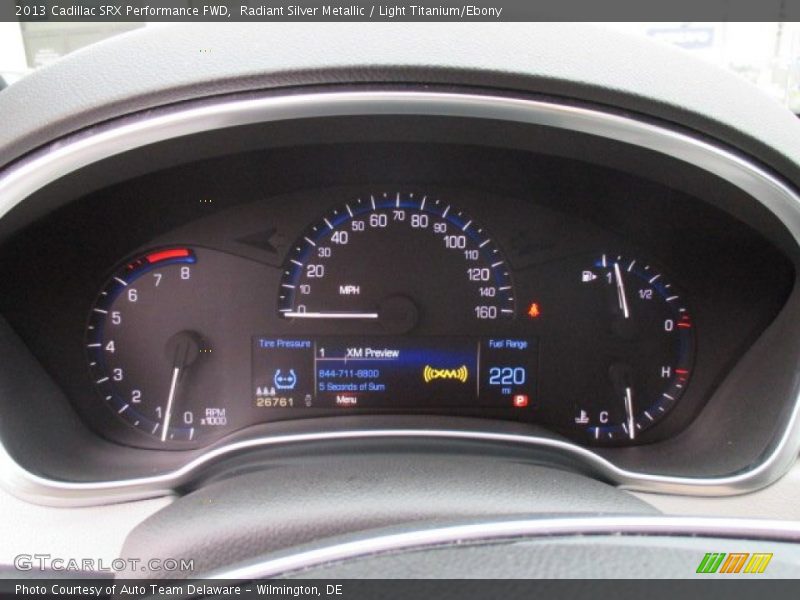 Radiant Silver Metallic / Light Titanium/Ebony 2013 Cadillac SRX Performance FWD