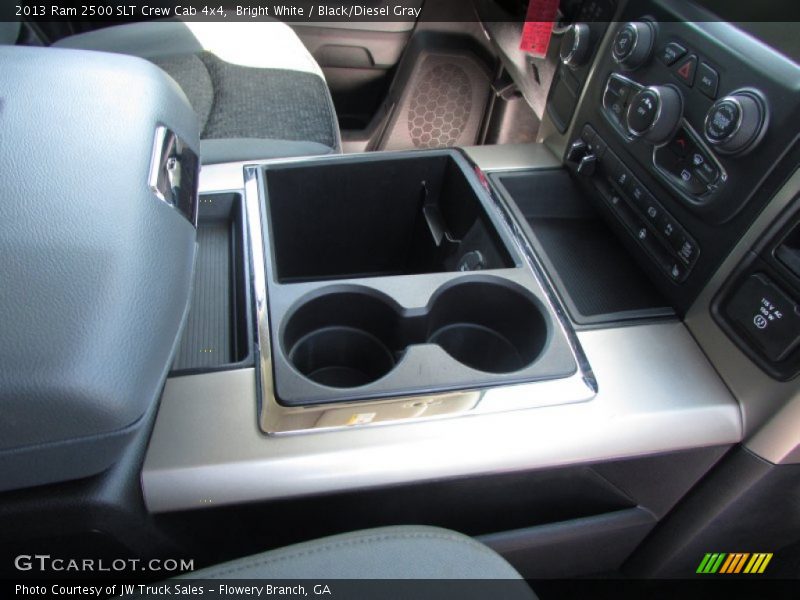 Bright White / Black/Diesel Gray 2013 Ram 2500 SLT Crew Cab 4x4